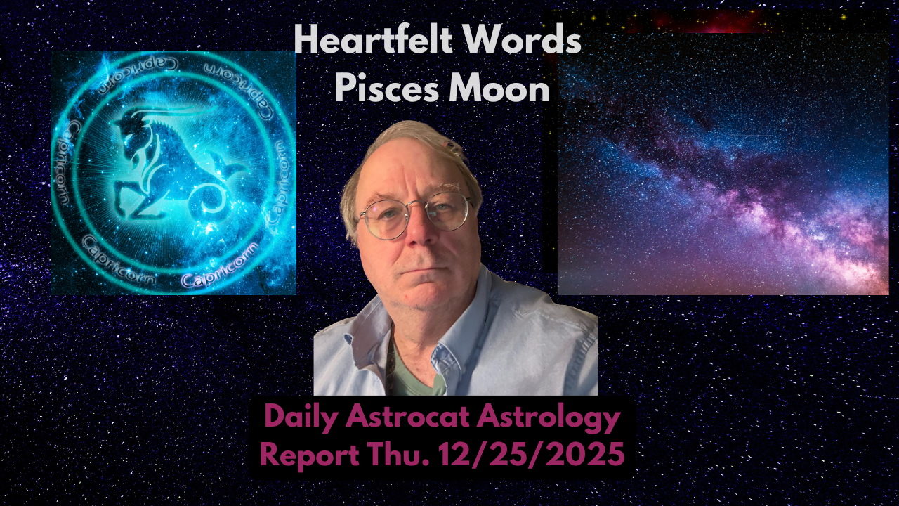 Gifts, Words, And The Astrology Of Christmas Day