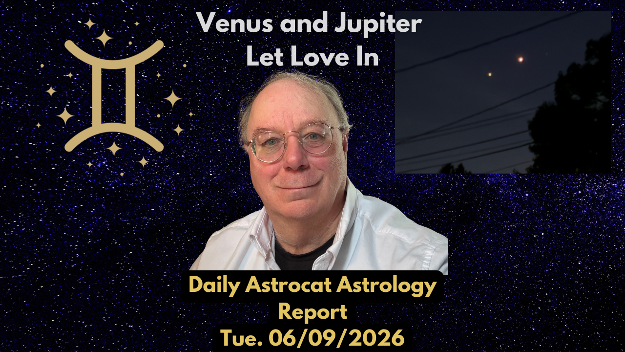 Venus and Jupiter Swap Places Leading With Love
